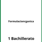 Ejercicios De Formulacion Organica 1 Bachillerato PDF