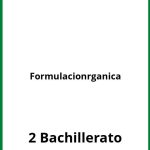 Ejercicios De Formulacion Organica 2 Bachillerato PDF