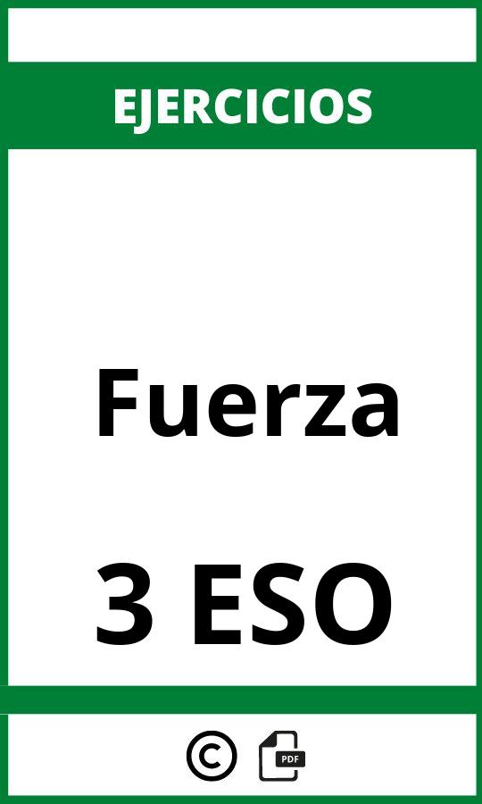 Ejercicios De Fuerza 3 ESO PDF