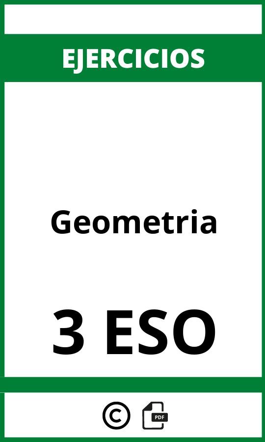 Ejercicios De Geometria 3 ESO PDF