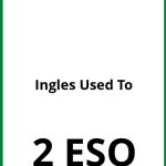 Ejercicios De Ingles 2 ESO Used To PDF