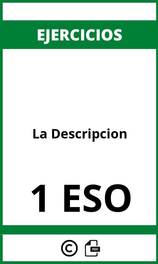 Ejercicios De La Descripcion 1 ESO PDF