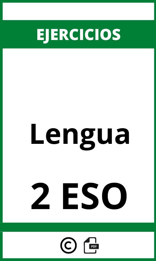 Ejercicios De Lengua 2 ESO PDF