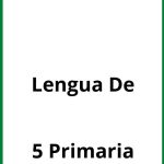 Ejercicios De Lengua 5 De Primaria PDF