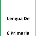 Ejercicios De Lengua 6 De Primaria PDF