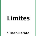 Ejercicios De Limites 1 Bachillerato PDF