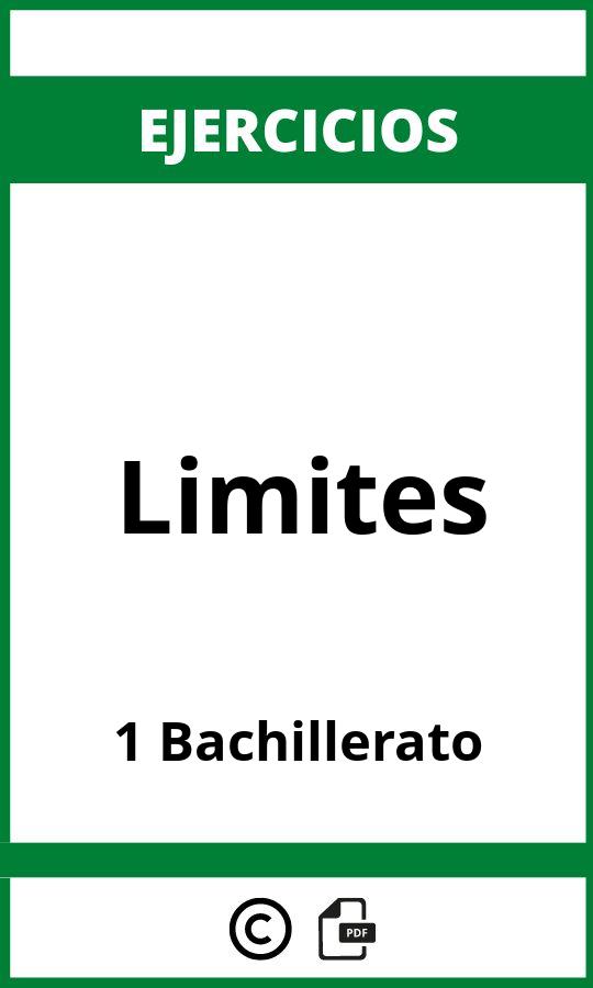 Ejercicios De Limites 1 Bachillerato PDF