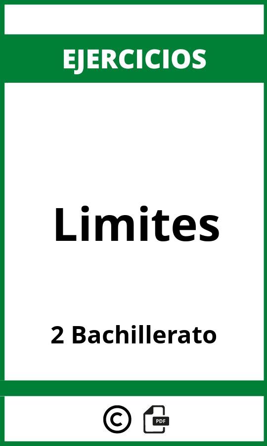 Ejercicios De Limites 2 Bachillerato PDF