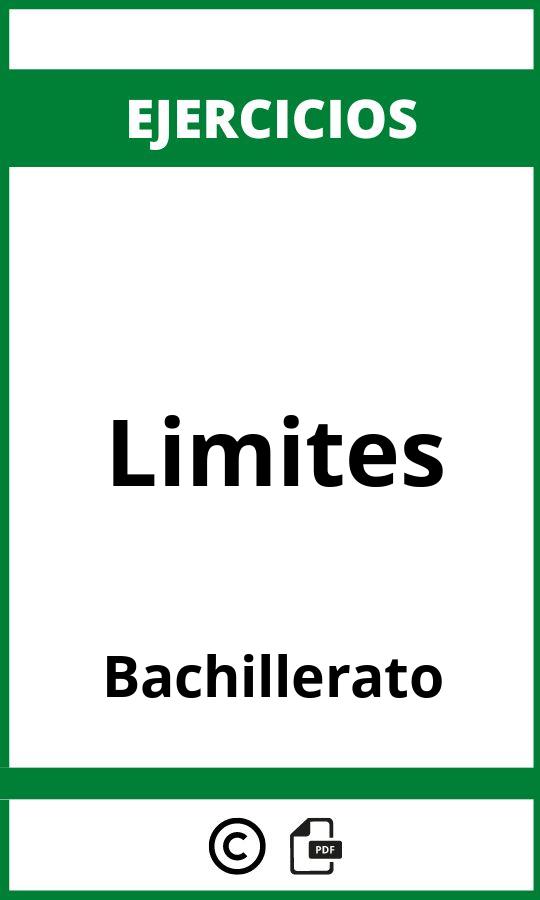 Ejercicios De Limites Bachillerato PDF