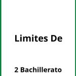 Ejercicios De Limites De 2 Bachillerato PDF