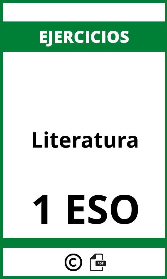 Ejercicios De Literatura 1 ESO PDF