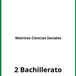 Ejercicios De Matrices 2 Bachillerato Ciencias Sociales PDF