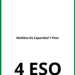 Ejercicios De Medidas De Capacidad Y Peso 4 Primaria PDF