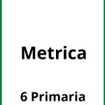 Ejercicios De Metrica  PDF 6 Primaria