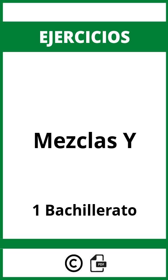 Ejercicios De Mezclas Y Soluciones 1 Bachillerato PDF