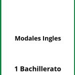 Ejercicios De Modales Ingles 1 Bachillerato PDF