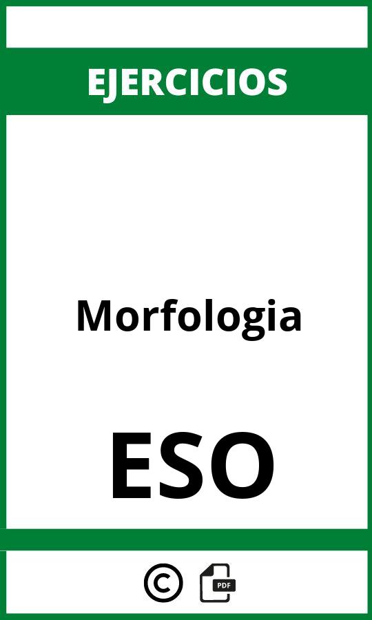 Ejercicios De Morfología ESO PDF