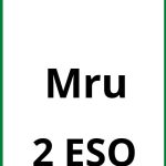 Ejercicios De Mru 2 ESO PDF