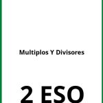 Ejercicios De Multiplos Y Divisores 2 ESO PDF