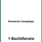Ejercicios De Numeros Complejos 1 Bachillerato PDF