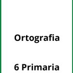 Ejercicios De Ortografia 6 Primaria PDF