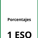 Ejercicios De Porcentajes 1 ESO PDF