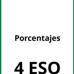 Ejercicios De Porcentajes 4 ESO PDF