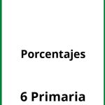 Ejercicios De Porcentajes 6 Primaria PDF