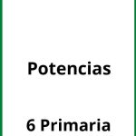 Ejercicios De Potencias 6 Primaria PDF