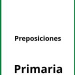 Ejercicios De Preposiciones Primaria PDF