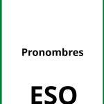 Ejercicios De Pronombres ESO PDF