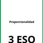 Ejercicios De Proporcionalidad 3 ESO PDF
