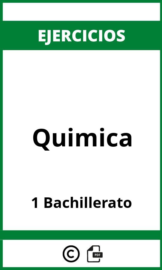 Ejercicios De Quimica 1 Bachillerato PDF