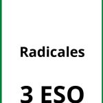 Ejercicios De Radicales 3 ESO  PDF