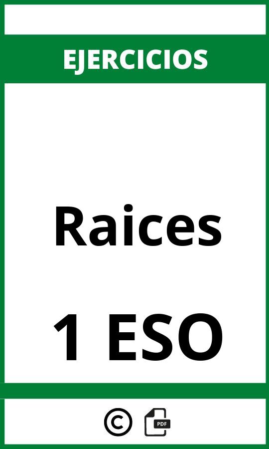 Ejercicios De Raices 1 ESO PDF