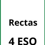 Ejercicios De Rectas 4 ESO PDF