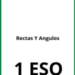 Ejercicios De Rectas Y Angulos 1 ESO PDF
