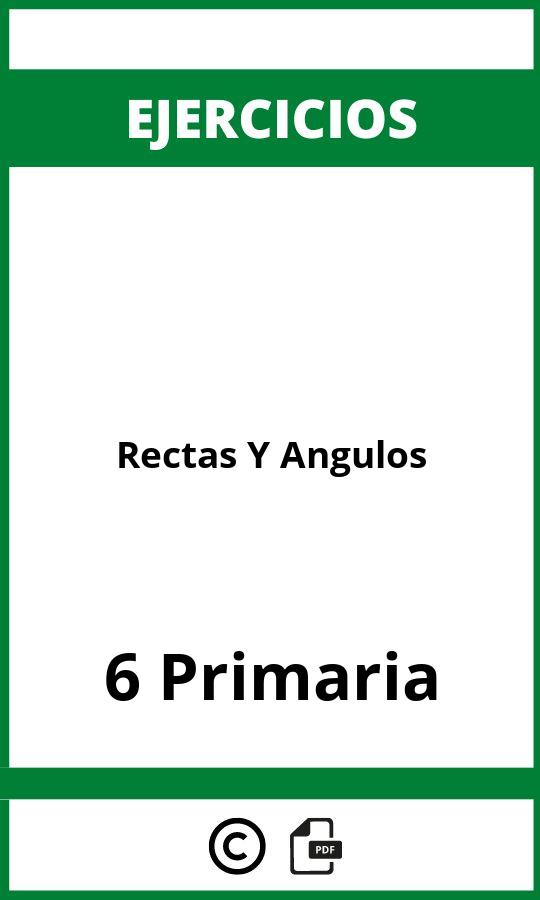 Ejercicios De Rectas Y Angulos 6 Primaria PDF
