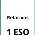Ejercicios De Relativos 1 ESO PDF