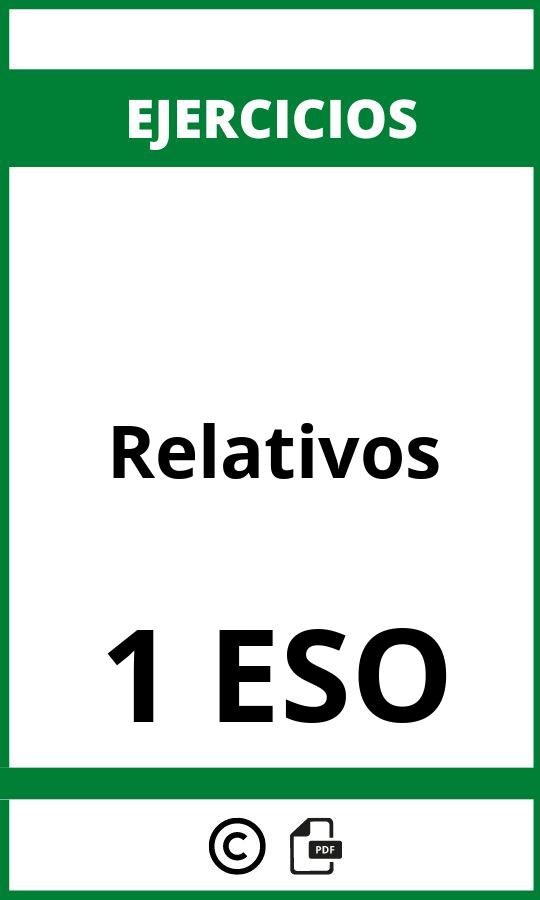 Ejercicios De Relativos 1 ESO PDF