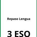 Ejercicios De Repaso 3 ESO Lengua PDF