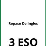 Ejercicios De Repaso De Ingles 3 ESO PDF