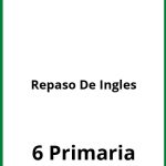 Ejercicios De Repaso De Ingles 6 Primaria PDF