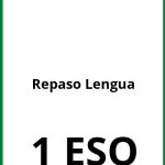 Ejercicios De Repaso Lengua 1 ESO PDF