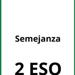 Ejercicios De Semejanza 2 ESO PDF