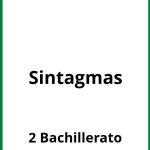 Ejercicios De Sintagmas 2 Bachillerato PDF