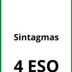Ejercicios De Sintagmas 4 ESO PDF