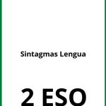 Ejercicios De Sintagmas Lengua 2 ESO PDF