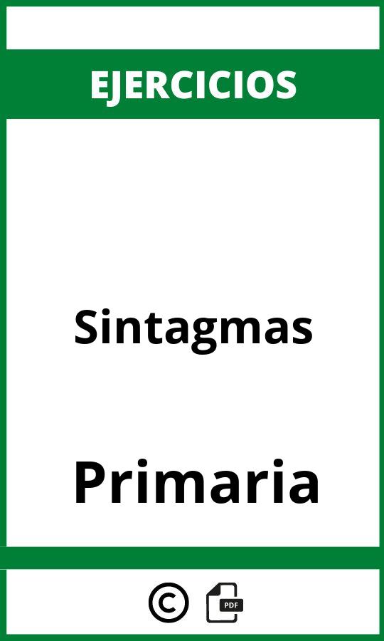 Ejercicios De Sintagmas Primaria PDF