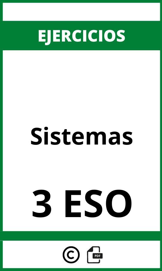 Ejercicios De Sistemas 3 ESO PDF